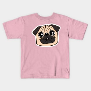 Cutest Pug Vintage Dog Lover Puppy Retro Kids T-Shirt